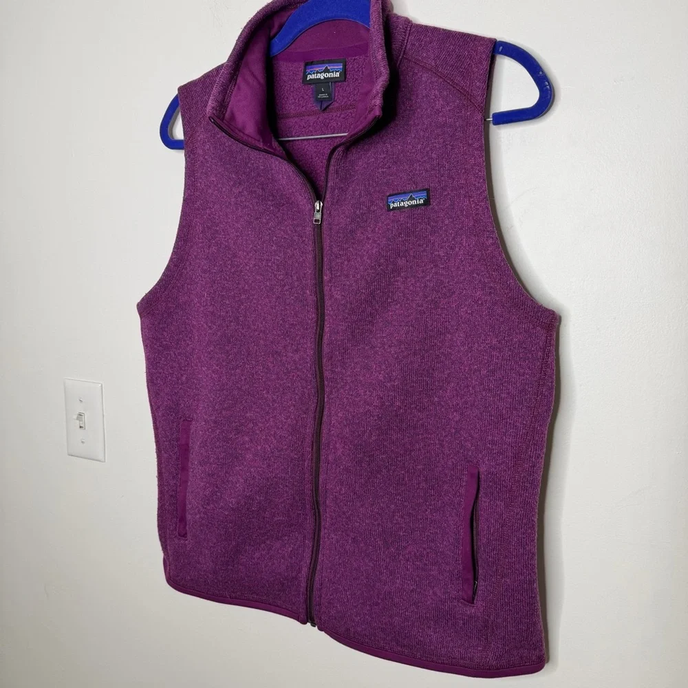 Patagonia fleece Vest Jacket purple - Picture 2 of 4